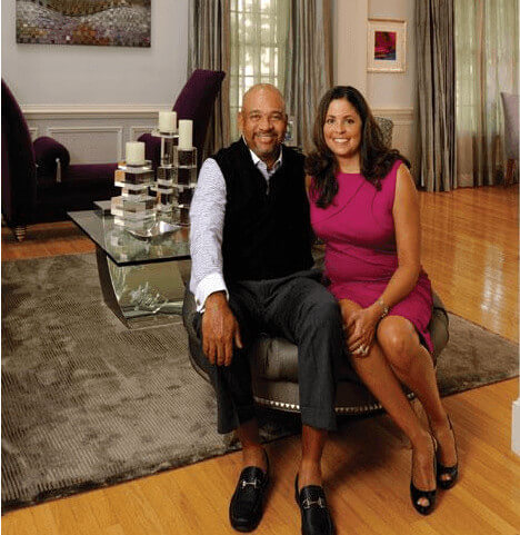 Michael, with his wife, Sheryl